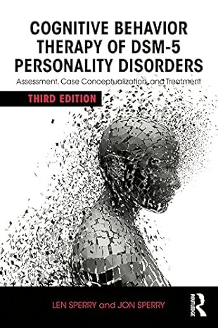 DSM-5人格障碍的认知行为疗法：评估、个案概念化和治疗