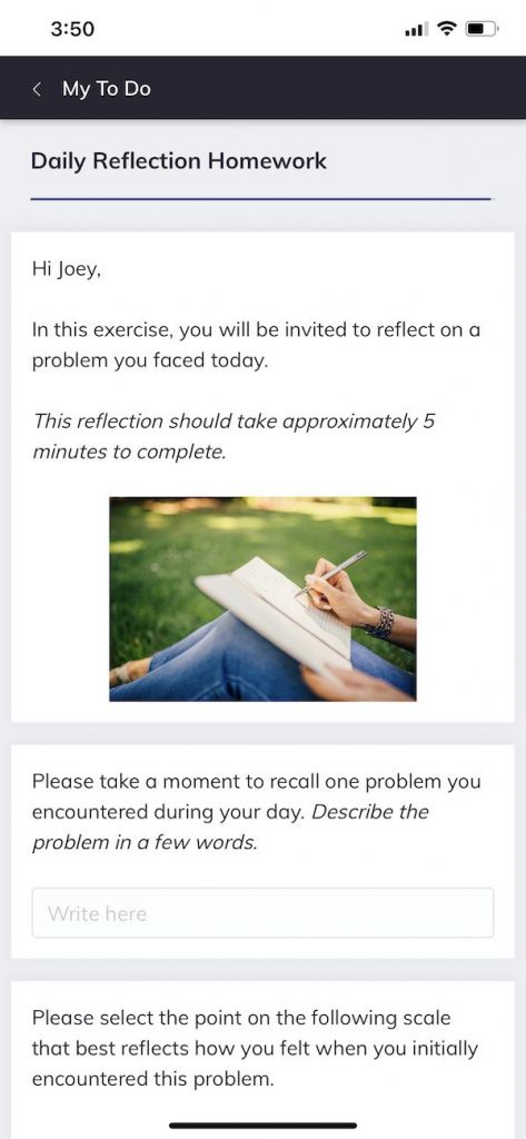 每日反思家庭作业