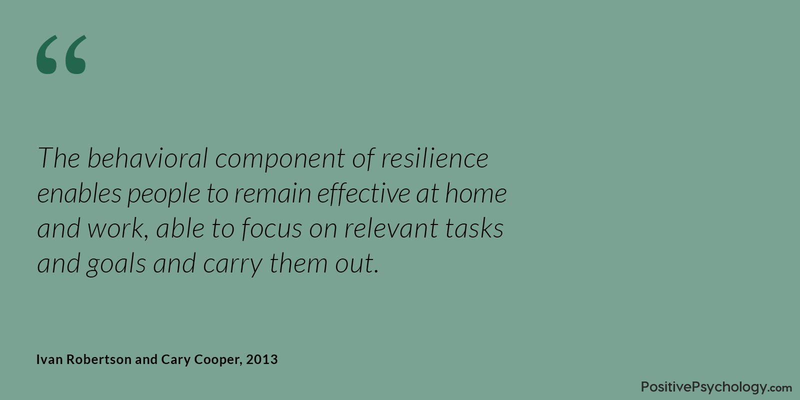 Robertson 和 Cooper 名言