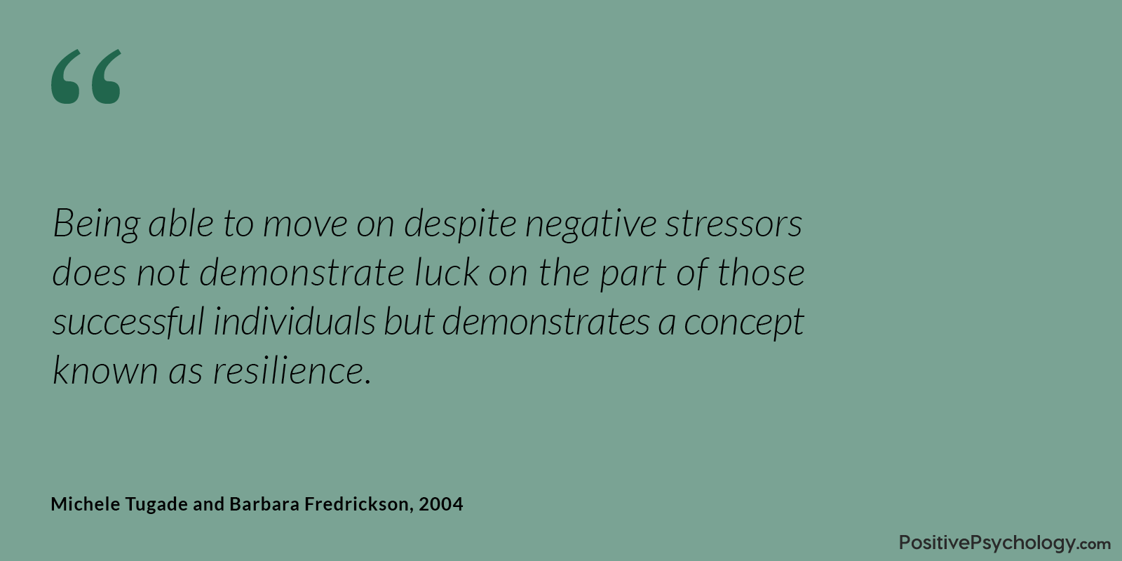 Tugade 和 Fredrickson 名言