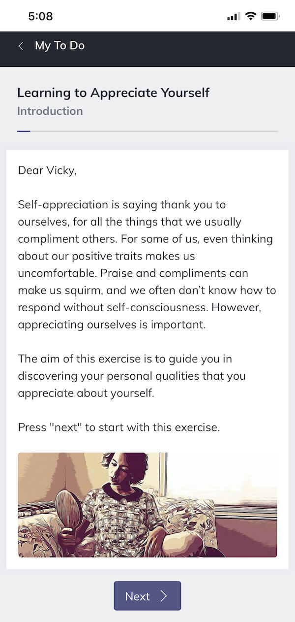 Quenza 学习欣赏自己