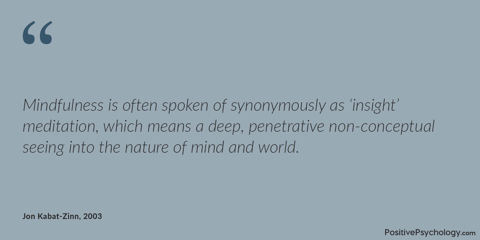 洞察心灵的本质 洞察冥想