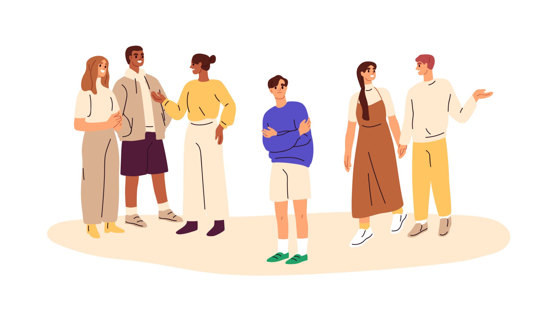 减少的社会能力：自闭症与社交焦虑之间的联系